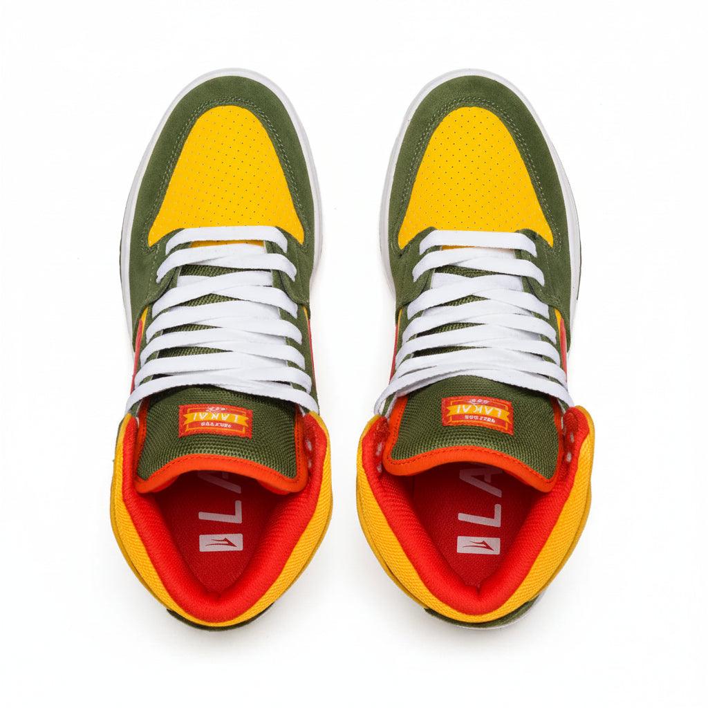 LAKAI - TELFORD OLIVE-YELLOW SUEDE