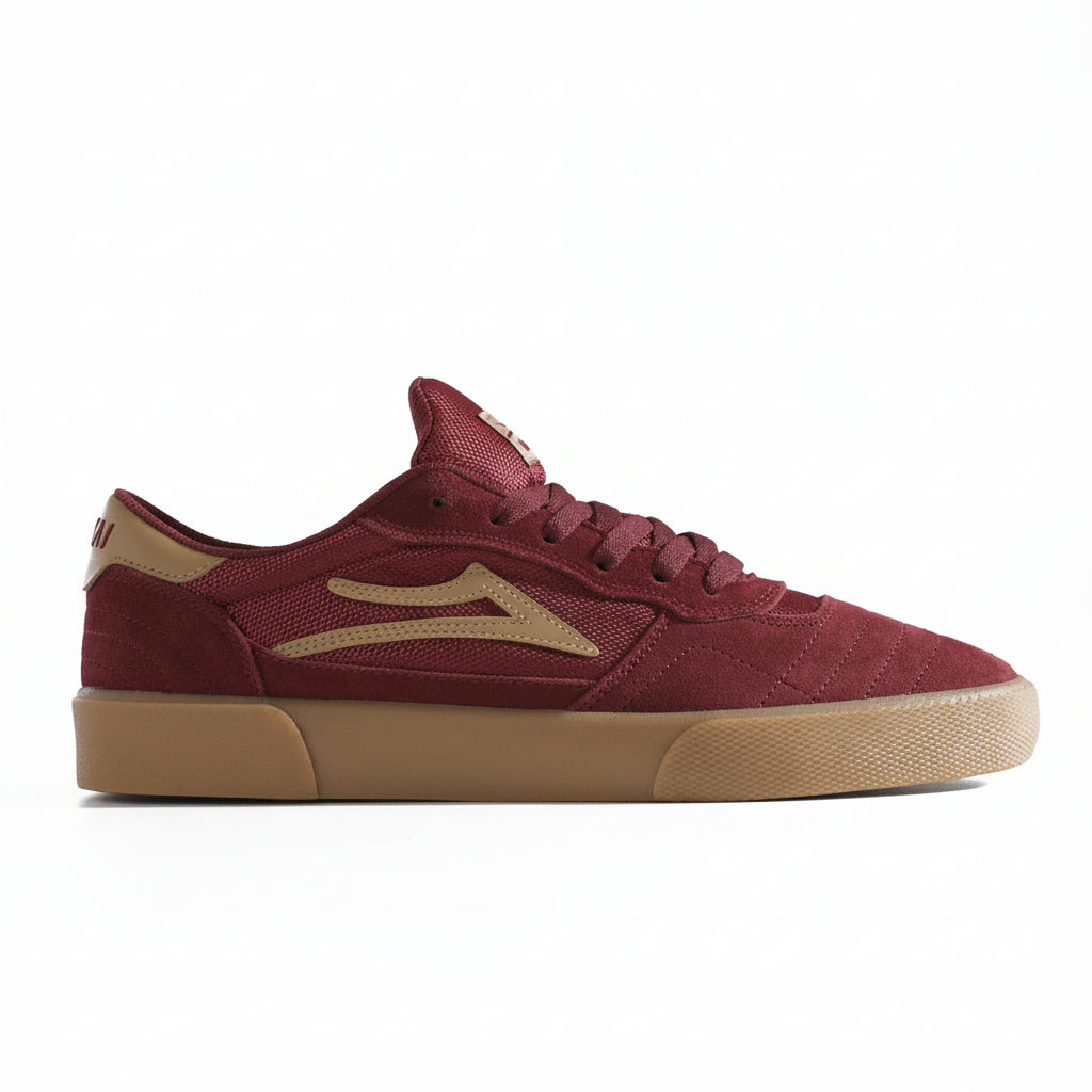 LAKAI - CAMBRIDGE BURGUNDY SUEDE