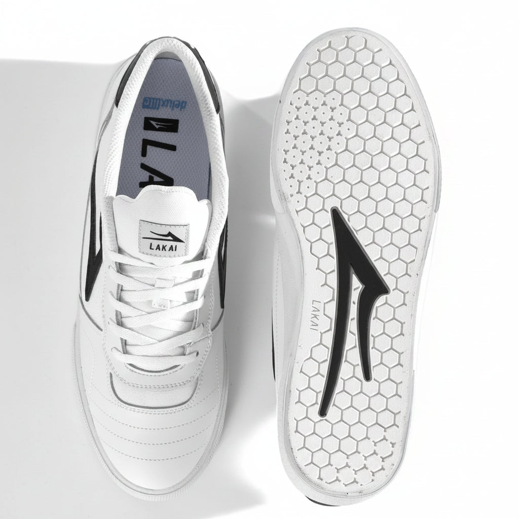 LAKAI - CAMBRIDGE  WHITE LEATHER