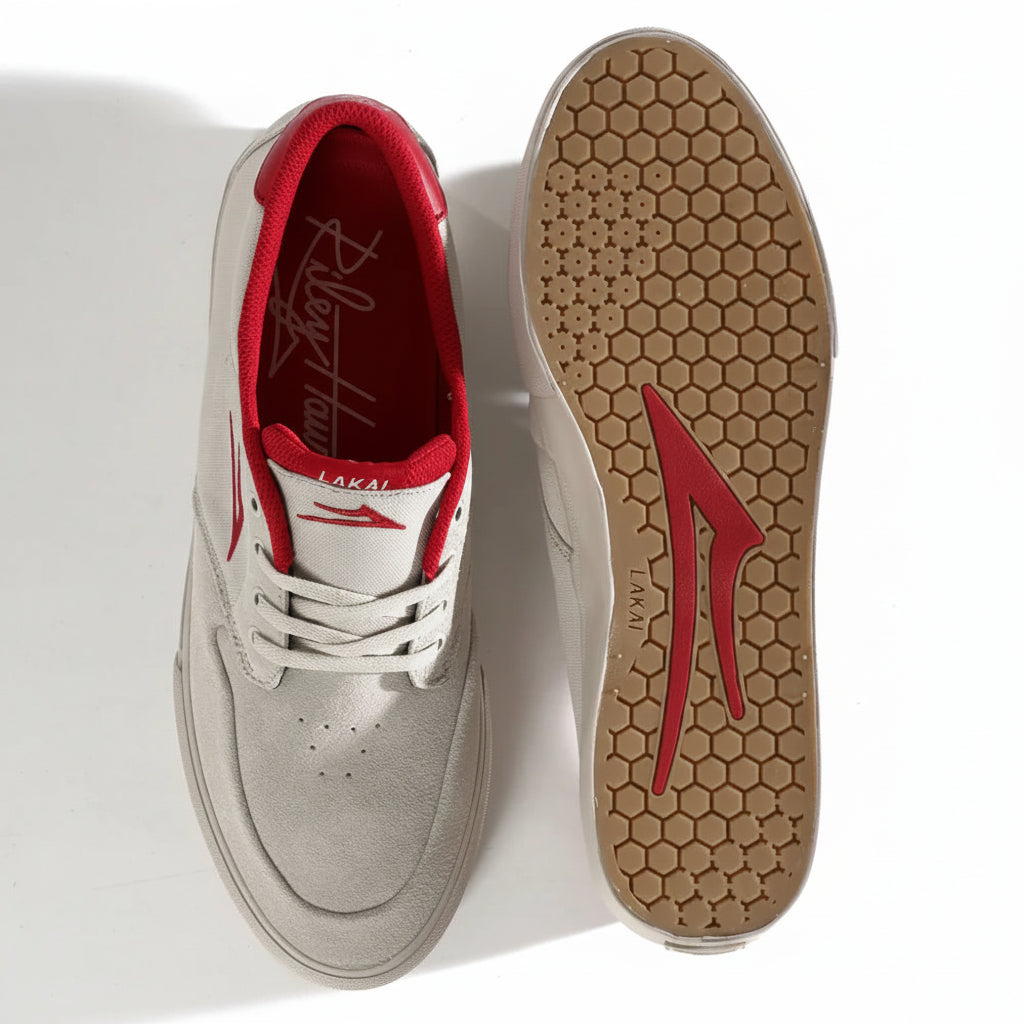 LAKAI - RILEY 3 CREAM SUEDE