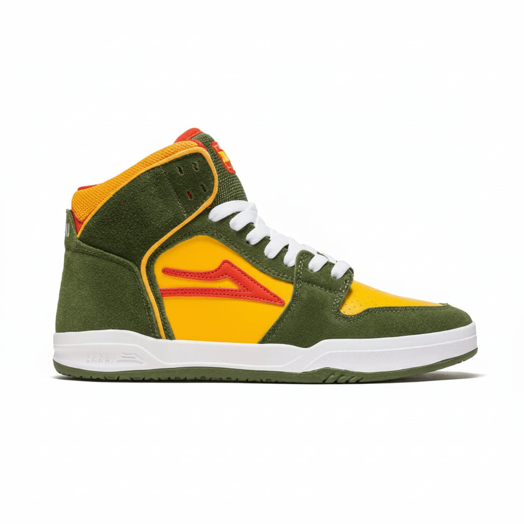LAKAI - TELFORD OLIVE-YELLOW SUEDE