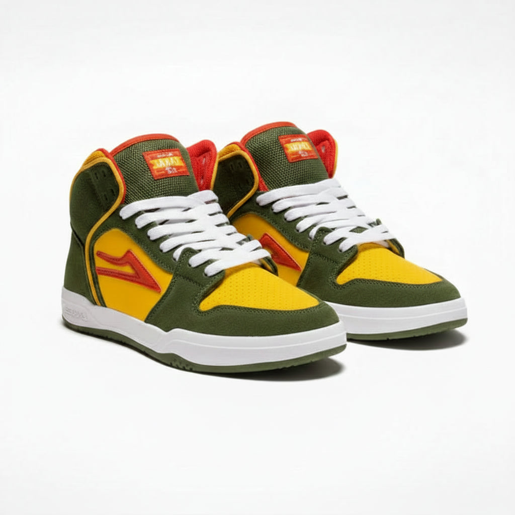 LAKAI - TELFORD OLIVE-YELLOW SUEDE