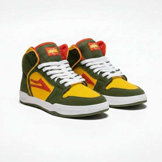 LAKAI - TELFORD OLIVE-YELLOW SUEDE